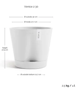 Ecopots Blumentöpfe & Übertöpfe > Kunststoff-Topf Venice 2, rund
