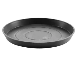 Ecopots Blumentopf Untersetzer - Kunststoff-Untersetzer Rotterdam, quadratisch Taupe