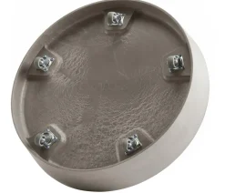 Ecopots Blumentopf Untersetzer - Kunststoff-Untersetzer, rund Taupe