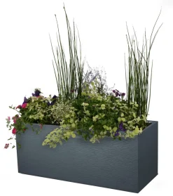 EDA Pflanzkübel & Blumenkästen > Kunststoff-Kasten Graphit, , ca. B99,5/H43,5/T39,5 cm