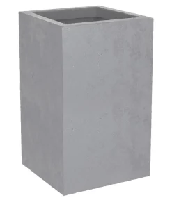 EDA Pflanzkübel & Blumenkästen > Kunststoff-Topf Basalt Up, quadratisch, ca. B30/H50/T30 cm