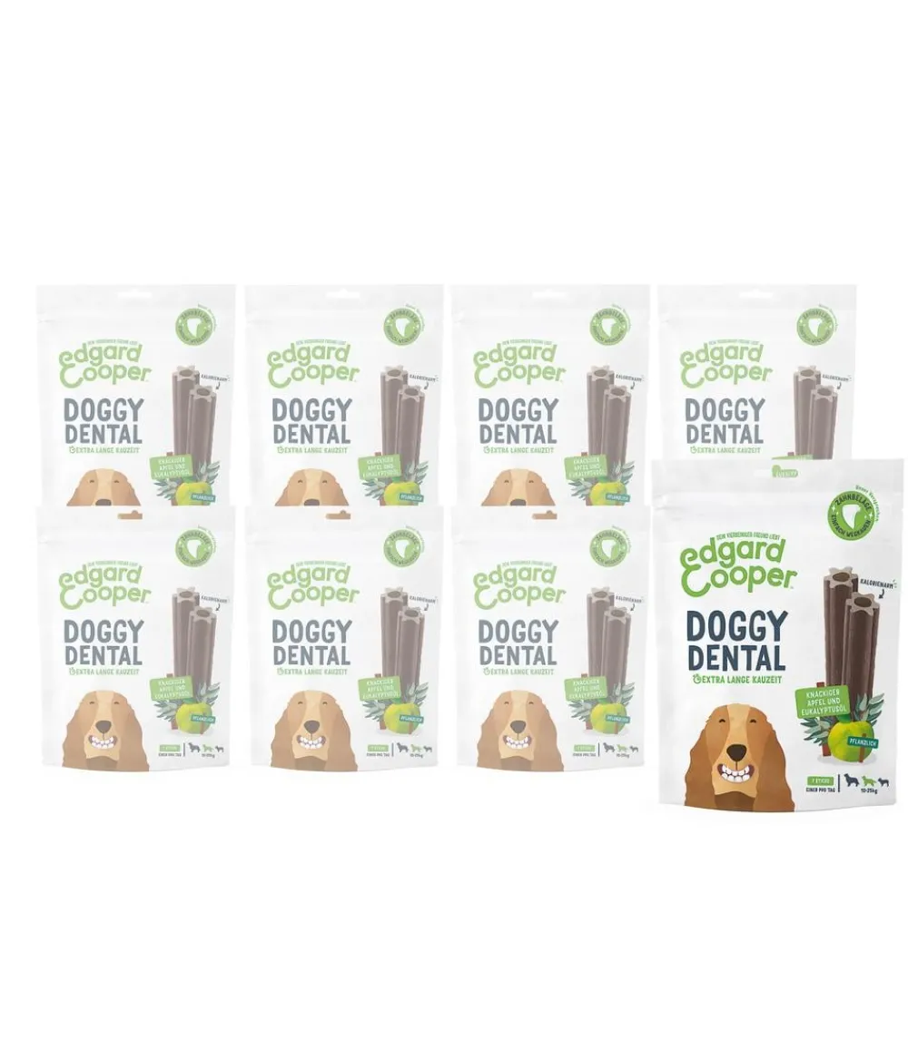 Edgard & Cooper® Hundeleckerlies|Funktionelle Leckerlies > Edgard & Cooper Hundesnack Doggy Dental, Apfel & Eukalyptusöl,