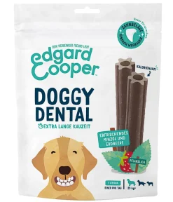 Edgard & Cooper® Hundeleckerlies|Funktionelle Leckerlies - Edgard & Cooper Hundesnack Doggy Dental, Minzöl & Erdbeere