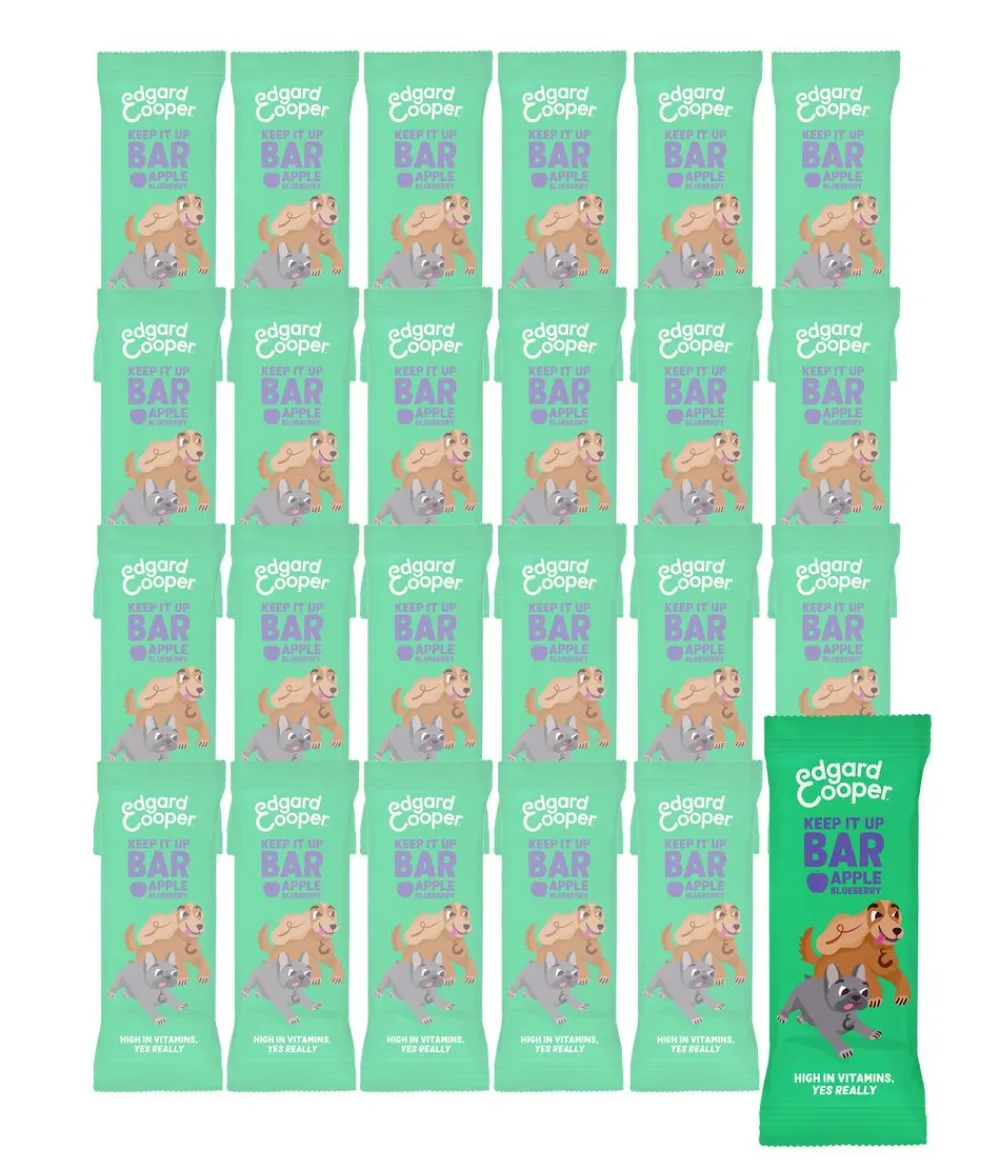 Edgard & Cooper® Edgard & Cooper Hundesnack Keep It Up Bar, Apfel & Blaubeere, 24 x 30 g Online