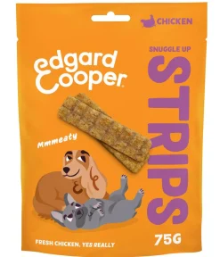 Edgard & Cooper® Hundeleckerlies > Edgard & Cooper Hundesnack Snuggle Up Strips, 11 x 75 g