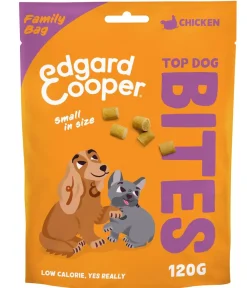 Edgard & Cooper® Hundeleckerlies > Edgard & Cooper Hundesnack Top Dog Bites, Small, Huhn