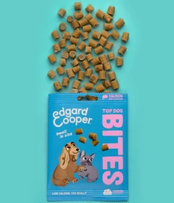 Edgard & Cooper® Hundeleckerlies - Edgard & Cooper Hundesnack Top Dog Bites, Small, Lachs & Huhn, 15 x 50 g