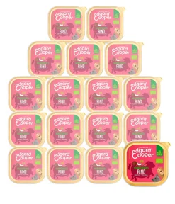 Edgard & Cooper® Nassfutter Hund > Edgard & Cooper Nassfutter für Hunde, Wunderbares Rind Adult, Bio, 17 x 100 g