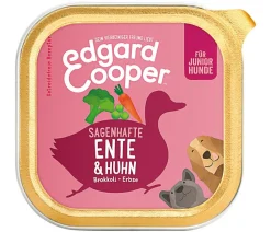 Edgard & Cooper® Nassfutter Hund > Edgard & Cooper Nassfutter für Hunde, Sagenhafte Ente & Huhn, Junior, 11 x 150 g
