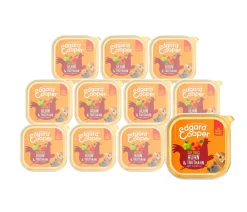 Edgard & Cooper® Edgard & Cooper Nassfutter für Hunde, Saftiges Huhn & Truthahn Adult, 11 x 150 g Discount
