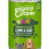 Edgard & Cooper® Nassfutter Hund - Edgard & Cooper Nassfutter für Hunde, Unwiderstehliches Lamm & Rind Adult, 6 x 400 g
