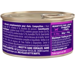 Edgard & Cooper® Edgard & Cooper Nassfutter für Katzen Wildfang-Thunfisch & Garnele Filets, 24 x 70 g Sale