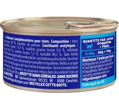Edgard & Cooper® Edgard & Cooper Nassfutter für Katzen Wildfang-Thunfisch Filets, 24 x 70 g Outlet