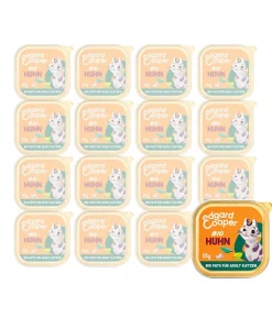 Edgard & Cooper® Edgard & Cooper Nassfutter für Katzen Bio Huhn & Rind Paté Adult, 16 x 85 g Outlet