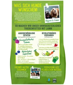 Edgard & Cooper® Trockenfutter Hund > Edgard & Cooper Trockenfutter für Hunde, Unwiderstehliches Grasgefüttertes Lamm Adult