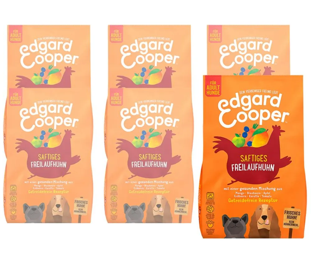 Edgard & Cooper® Trockenfutter Hund > Edgard & Cooper Trockenfutter für Hunde, Saftiges Freilaufhuhn Adult