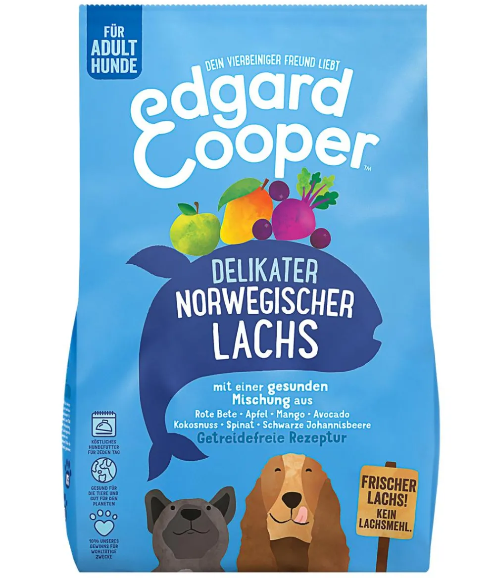 Edgard & Cooper® Trockenfutter Hund > Edgard & Cooper Trockenfutter für Hunde, Delikater Norwegischer Lachs Adult