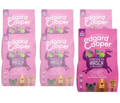 Edgard & Cooper® Trockenfutter Hund - Edgard & Cooper Trockenfutter für Hunde, Schmackhafter Hirsch & Freilaufente Adult
