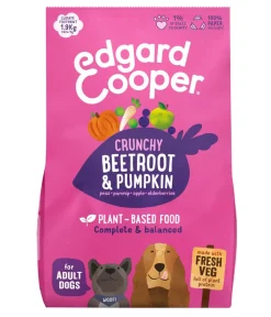 Edgard & Cooper® Edgard & Cooper Trockenfutter für Hunde, Knusprige Rote Beete & Kürbis Adult Hot