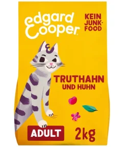 Edgard & Cooper® Trockenfutter Katze > Edgard & Cooper Trockenfutter für Katzen Frischer Freilandtruthahn & Freilandhuhn Adult, 2 kg