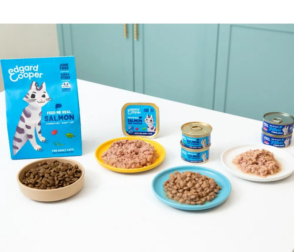 Edgard & Cooper® Edgard & Cooper Trockenfutter für Katzen Frischer Atlantik-Lachs Adult Best
