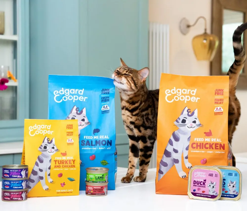 Edgard & Cooper® Edgard & Cooper Trockenfutter für Katzen Frischer Atlantik-Lachs Adult Best
