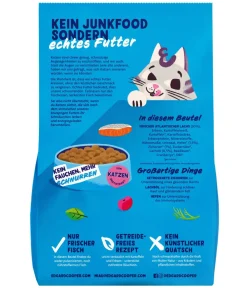 Edgard & Cooper® Edgard & Cooper Trockenfutter für Katzen Frischer Atlantik-Lachs Adult Best