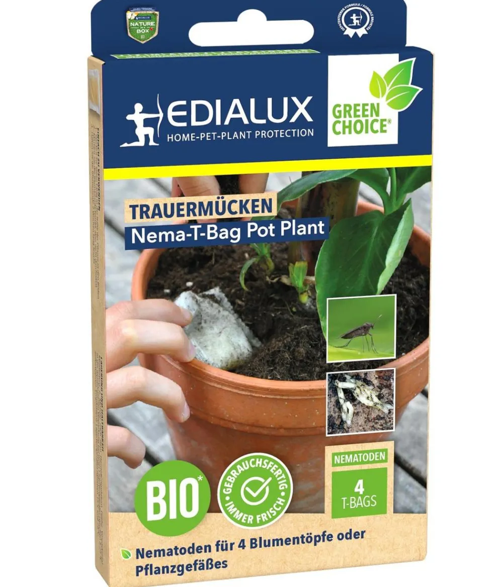 Edialux Schädlingsbekämpfungsmittel > Nema-T-Bag Pot Plant gegen Trauermücken, 4 Stk.