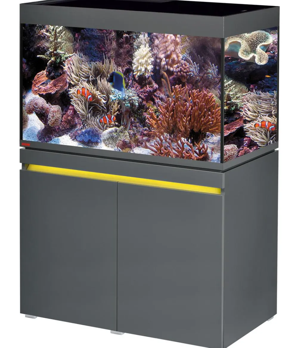 EHEIM Aquarium Kombination Incpiria Marine 330 Dunkelgrau