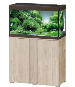 EHEIM Aquarium Komplettsets - Aquarium Kombination VivalineLED 126, ca. B81/H119/T36 cm Bronze