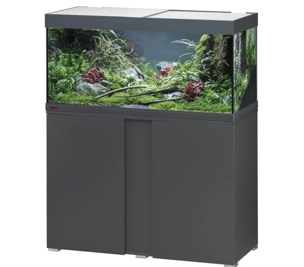 EHEIM Aquarium Vivaline LED, Dekorbrett Dunkelgrau New