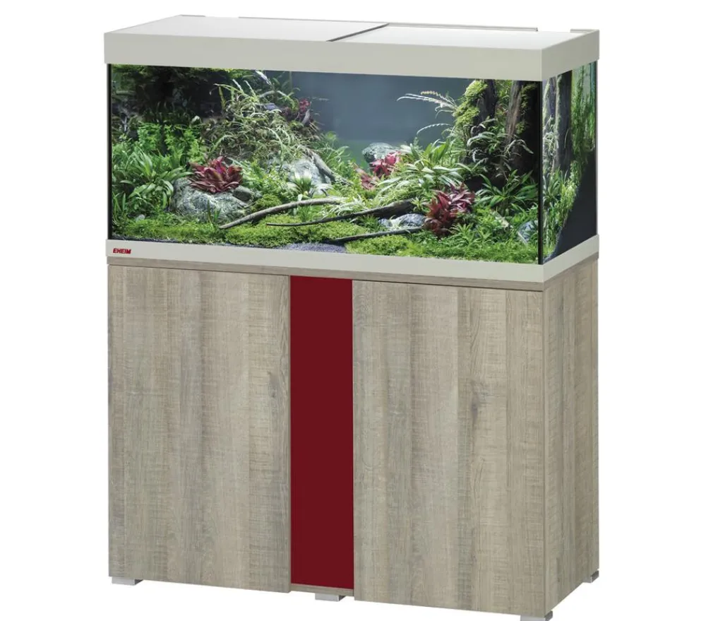 EHEIM Möbel - Aquarium Vivaline LED, Dekorbrett Dunkelrot
