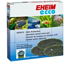 EHEIM ecco Aktiv-Kohlevlies, 3er-Set Hot