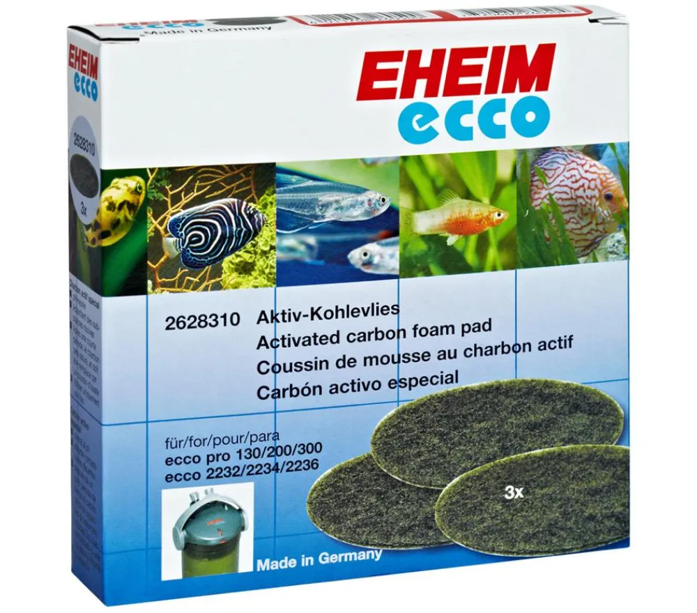 EHEIM ecco Aktiv-Kohlevlies, 3er-Set Hot