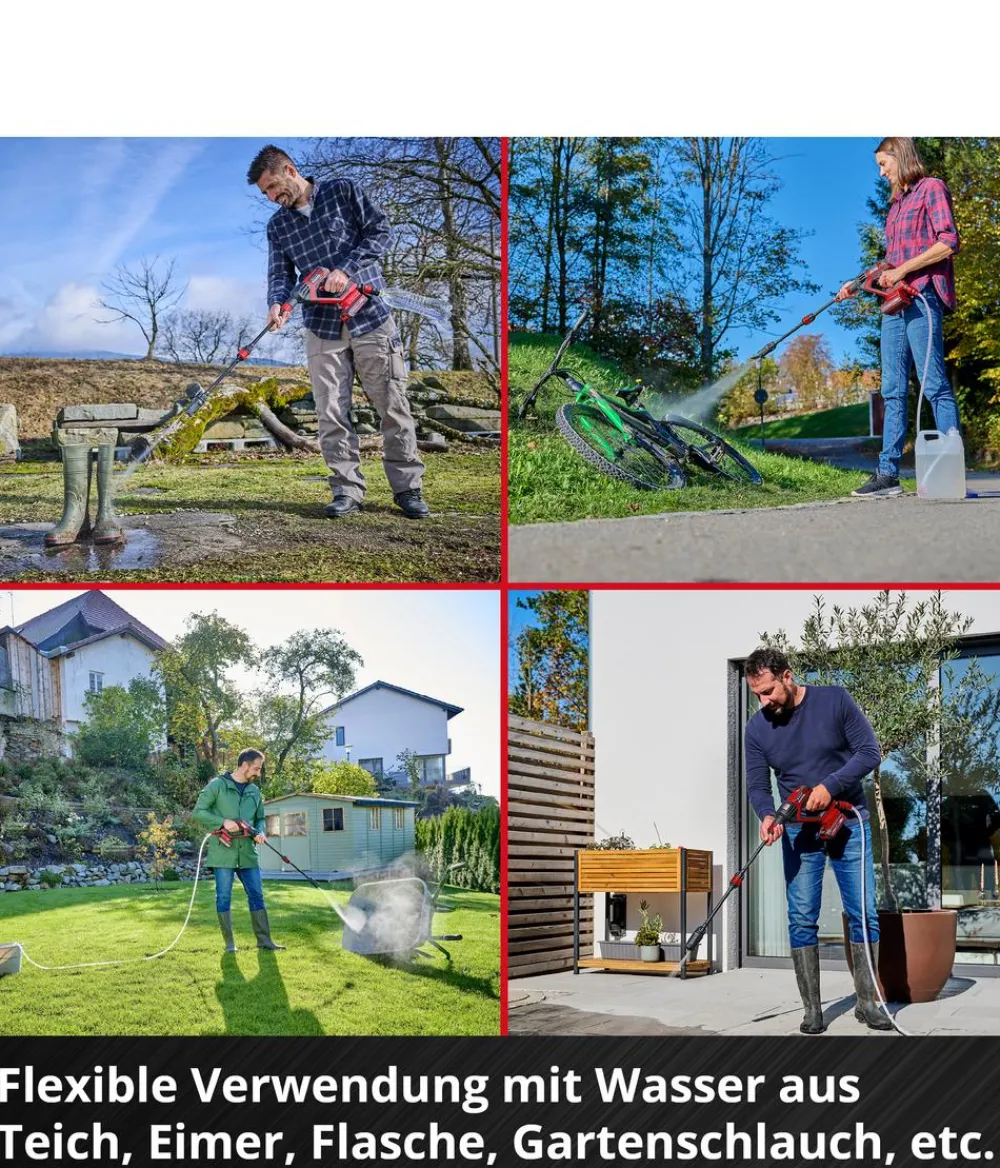 Einhell Gartengeräte - Akku-Druckreinigerpistole HYPRESSO 18/24