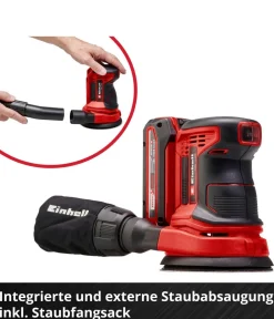 Einhell Gartengeräte - Akku-Exzenterschleifer TE-RS 18 Li-Solo