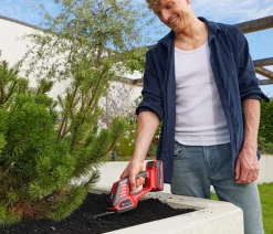 Einhell Gartengeräte - Akku-Gras- und Strauchschere GE-CG 18/100 Li- 3 in 1-Solo