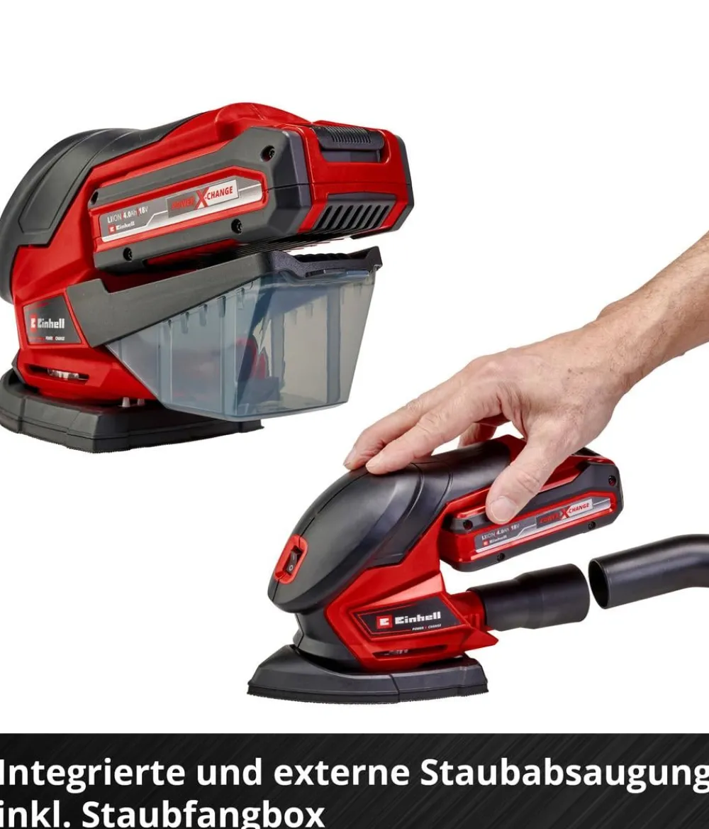 Einhell Gartengeräte - Akku-Multischleifer TE-OS 18/150 Li Solo