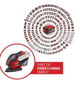 Einhell Gartengeräte - Akku-Multischleifer TE-OS 18/150 Li Solo