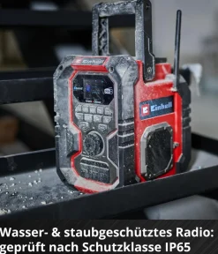 Einhell Mehr Haushaltshelfer - Akku-Radio TE-CR 18 Li DAB+/FM/BT - Solo