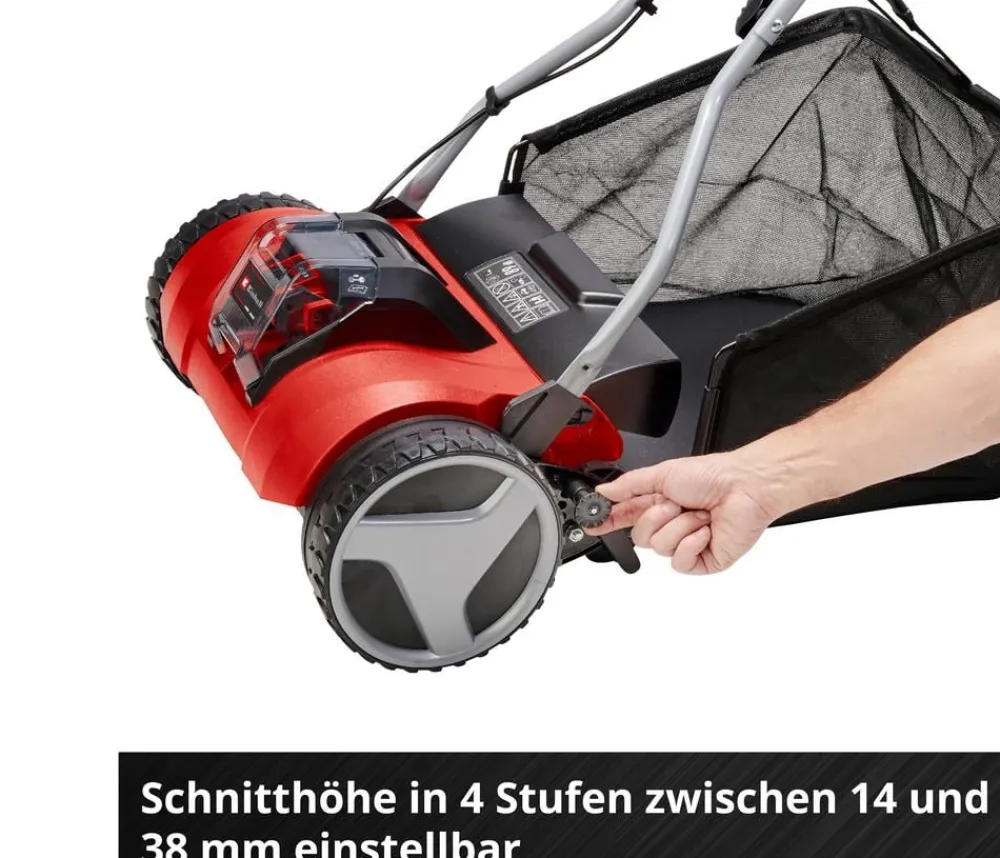 Einhell Akku-Spindelmäher GE-HM 18/38 Li-Solo Hot
