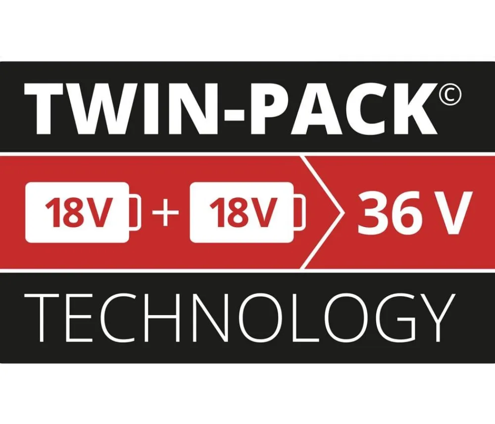 Einhell Gartengeräte - PXC-Twinpack, 2x 18V 4,0 Ah Akku