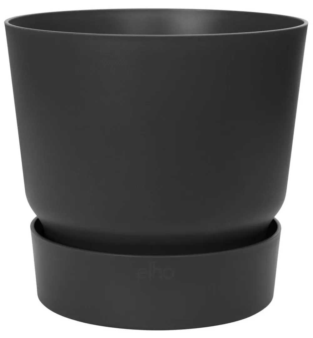 Elho Kunststoff-Topf Greenville Schwarz Online