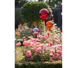 ELIAS Glashütte Gartenkugeln & Glas Deko > Rosenkugel, verspiegelt