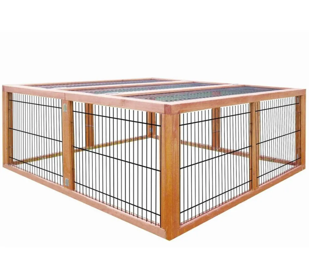 Elmato® Freilaufgehege > Freilaufgehege Deluxe, ca. B120/H48/T120 cm