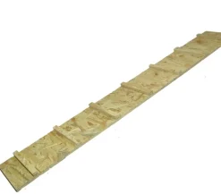 Elmato® Holzrampe mit Klettersprossen für Hasenstall Beige Hot