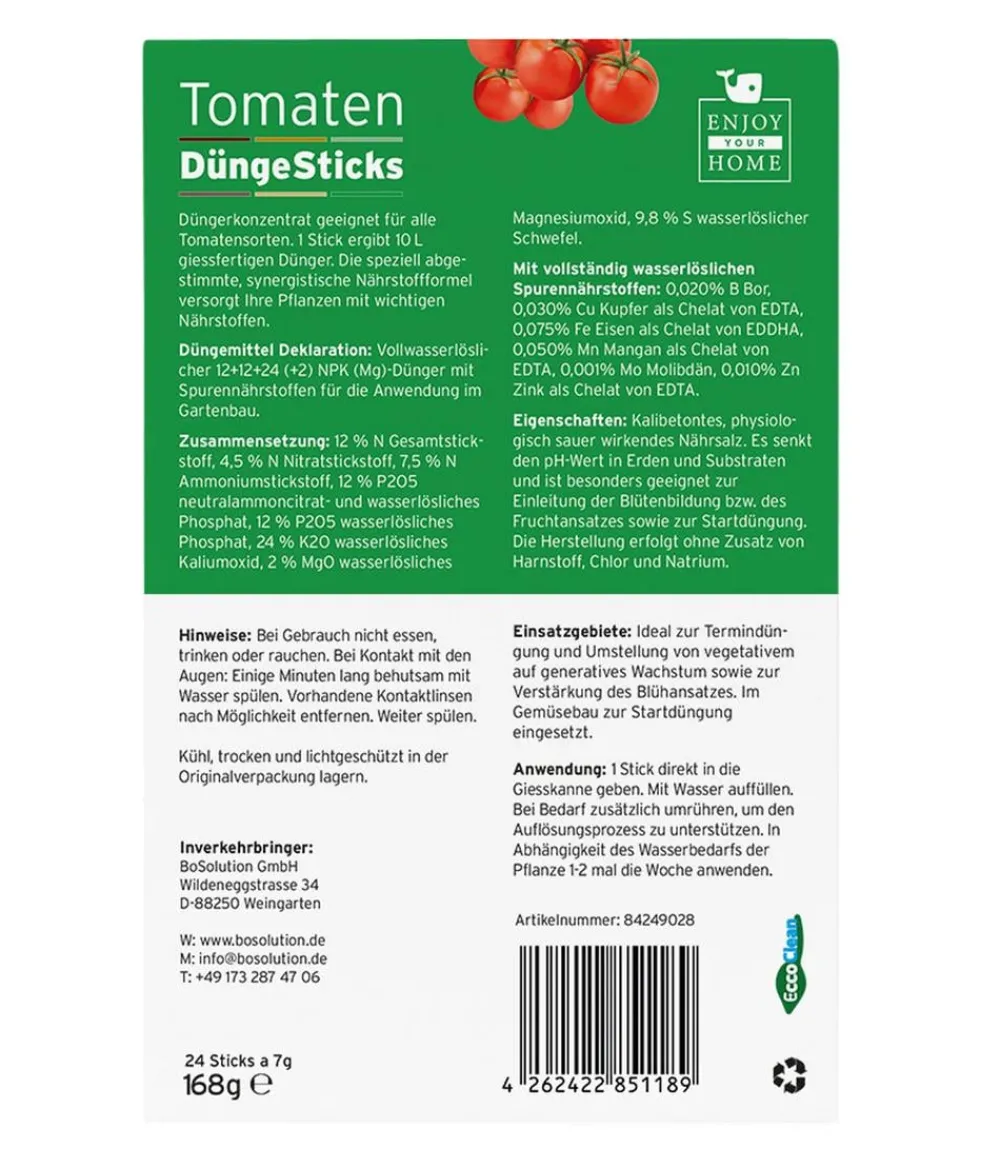 Enjoy your Home Spezialdünger > Tomaten DüngeSticks, 24 Stk.