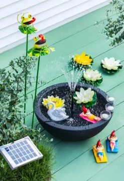 Esotec Gartenteich·Teichpumpen & Teichtechnik|Teichpumpen & Teichtechnik - Solarpumpensystem Rimini-S Schwarz