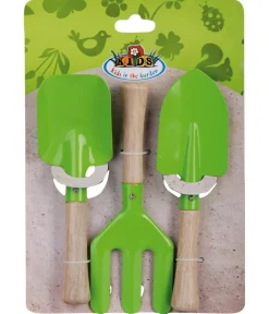 Esschert Design Kinderwerkzeug-Set, 3-teilig Grün Outlet