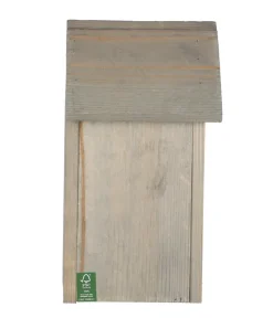 Esschert Design Nistkästen - Nistkasten Kohlmeise Pinie, ca. B15/H25/T13,7 cm Grau